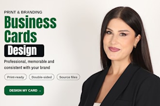 design a modern, minimalistic and professional business card