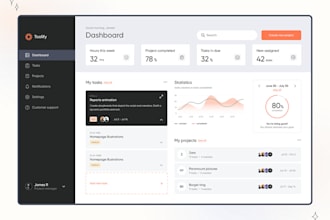 develop time tracking app, time scheduling app, logistic app, truck booking app