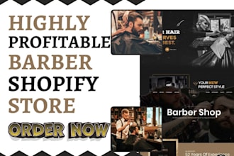 build barber shopify barbershop beauty hair care store hair salon barber website
