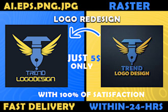 logo  redesign vector  tracing to ai,eps,svg,png,pdf