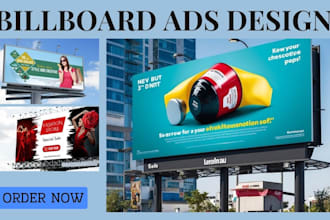 design a professional billboards ads