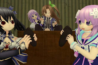 design vtuber model high quality live2d model and rigging, mmd, chibidi live2d