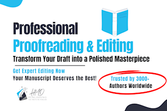 do proofreading and copy editing services for fiction, and nonfiction books