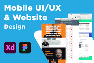 create website, UI UX, app in figma and xd expert