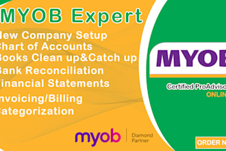 do accounting and bookkeeping in myob software