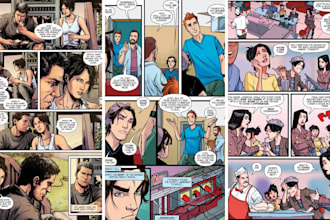 graphic novel comic book page coloring book comic artist cover page webtoon