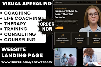 design coaching life coaching consulting training counselling therapy website