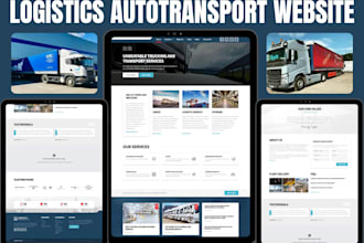 design logistics website moving autotransport website logistics landing page