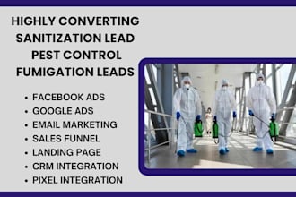 generate sanitization leads housekeeping leads cleaning leads pest control leads