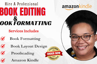 proofread developmental edit ms word kindle formatting book typesetting