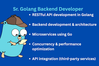 build fast golang backend, apis, microservices and cli tools