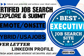 search and apply for remote and onsite jobs, expert job hunting services