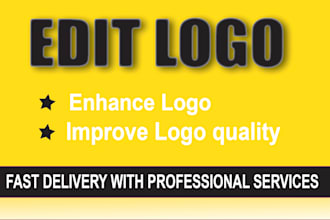 refresh, enhance, modify, improve or alter your creatively logo