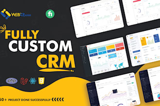 custom CRM developer and PHP laravel web development expert
