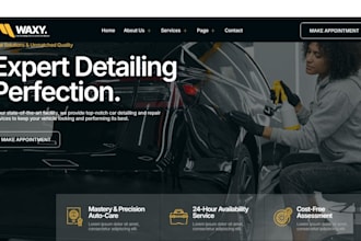 design auto detailing website car repair website car detailing website