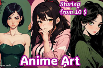 be your anime art illustrator expert