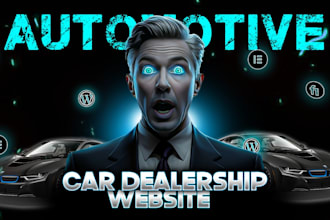 designe develop car dealership website or car rental website