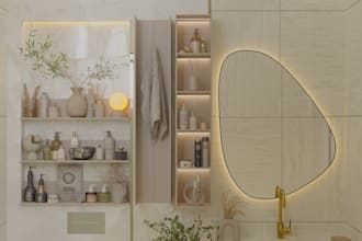 design and render interior exterior by 3d max and v ray