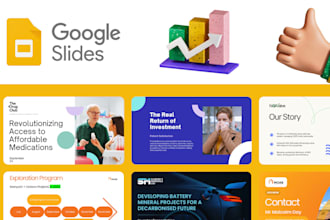 redesign google slides presentation within 24hours