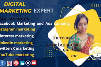create and set up your all social media accounts and build up your business