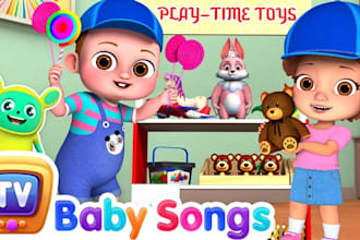 write sing and produce jingle children nursery rhymes song kid music educational