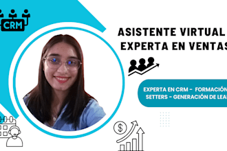 asistente virtual experta en CRM y generación de leads