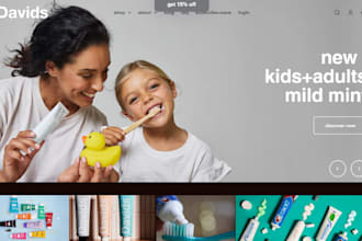 design highly profitable toothpaste shopify toothbrush store dental website