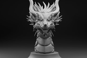 be zbrush sculptor,action figure head bust for 3d print,dnd miniature,token,obj
