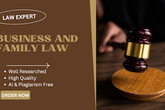 write and consult on family and business law