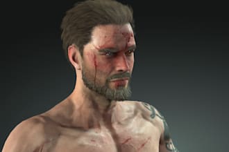 remodel 3d human model,baked texture,nsfw character,daz3d,roblox model,marmoset