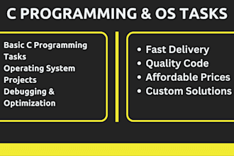 do c programming and operating system tasks