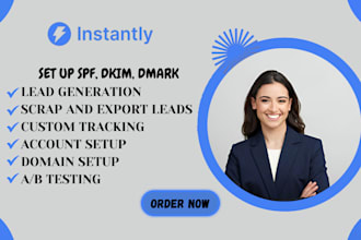 setup instantly ai with namecheap, dkim,dmarc,smpt