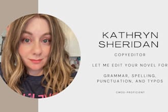 copyedit your manuscript for grammar