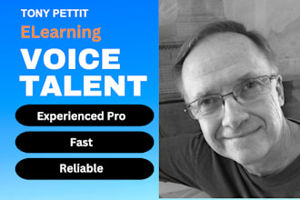 record a professional american male elearning voice over