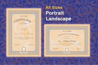 do certificate design, diploma certificate template