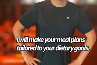make you customized meal plans tailored to your needs