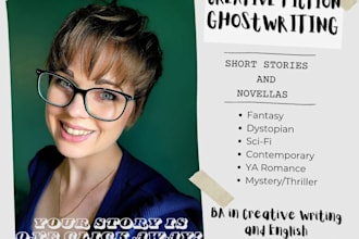 ghostwrite your next fictional short story or novella