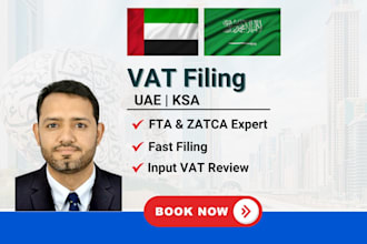do uae or ksa vat return filing