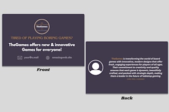 design unique business cards