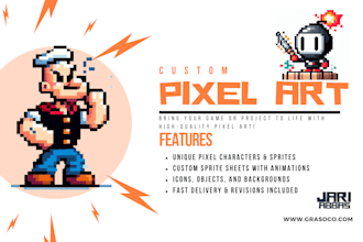 create custom pixel art for games and icons