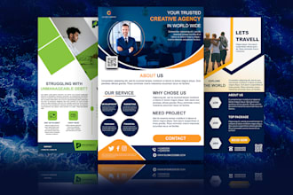 do attractive and clean corporate flyer design
