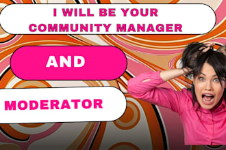 be your telegram community manager and moderator and   discord moderator