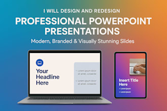 design or redesign a professional powerpoint presentation