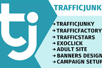setup, design trafficjunky, exoclick, onlyfans banner, erotic and campaign