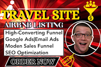 do travel site promotion run google ads SEO airbnb listing optimize bookings