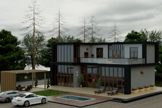 build 3d models for interior and exterior architecture