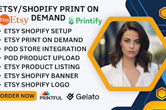 etsy shopify print on demand shop listing pod design etsy shopify shop listing