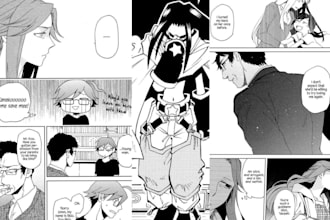 draw anime manga comic, manga page, graphic novel, manga illustration, manga art
