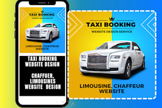 design chauffeur, limousine, and taxi booking website