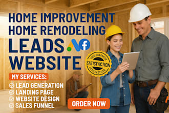 generate home improvement leads, home renovation, remodelling, home repair leads